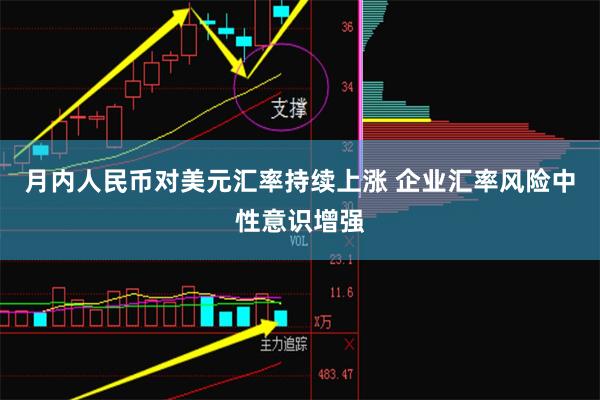 月内人民币对美元汇率持续上涨 企业汇率风险中性意识增强