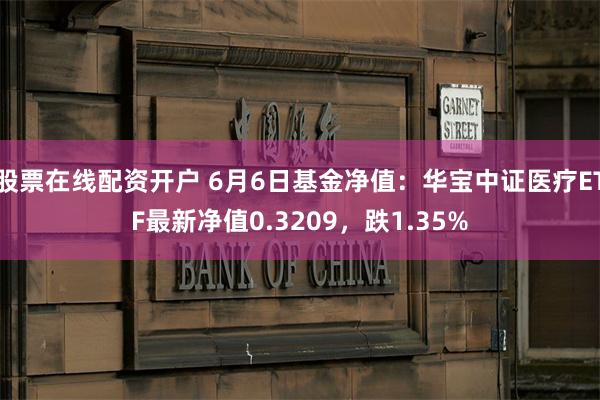 股票在线配资开户 6月6日基金净值：华宝中证医疗ETF最新净值0.3209，跌1.35%