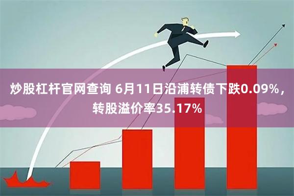 炒股杠杆官网查询 6月11日沿浦转债下跌0.09%，转股溢价率35.17%