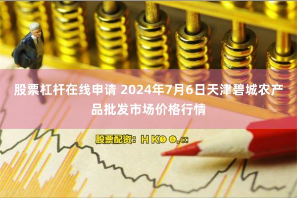 股票杠杆在线申请 2024年7月6日天津碧城农产品批发市场价格行情