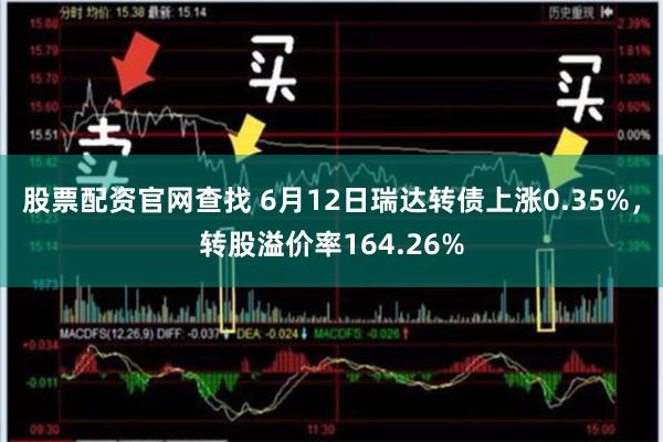 股票配资官网查找 6月12日瑞达转债上涨0.35%，转股溢价率164.26%