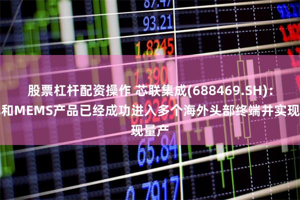 股票杠杆配资操作 芯联集成(688469.SH)：功率和MEMS产品已经成功进入多个海外头部终端并实现量产