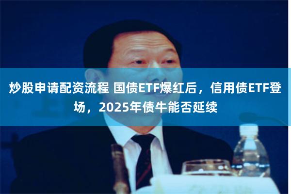 炒股申请配资流程 国债ETF爆红后，信用债ETF登场，2025年债牛能否延续