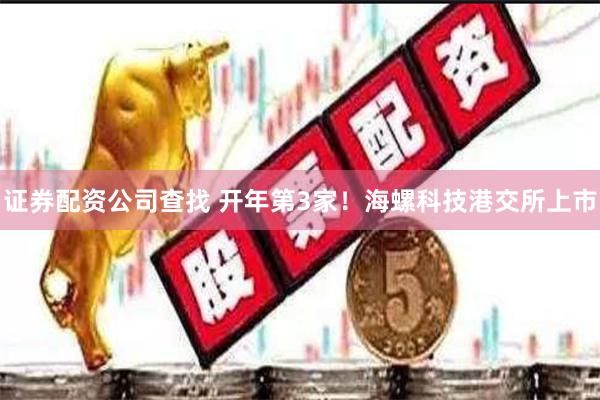 证券配资公司查找 开年第3家！海螺科技港交所上市